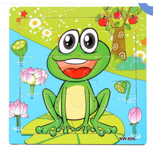 Ghép hình gỗ 9 miếng (3x3) 15 x 15cm (Vivitoys)